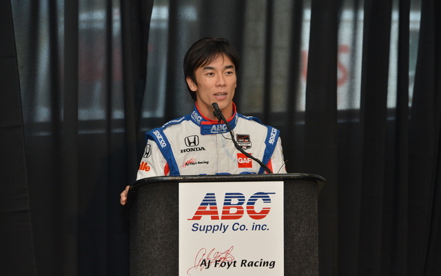 来季もA.J.フォイト陣営に残留して戦う佐藤琢磨。