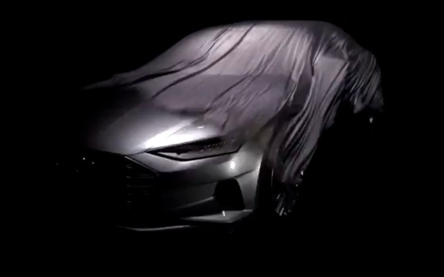 アウディ の新コンセプトカーの予告イメージ