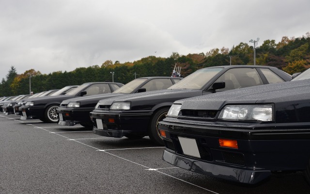 500台の80年代車が富士スピードウェイに集結…ハチマルミーティング2014開催