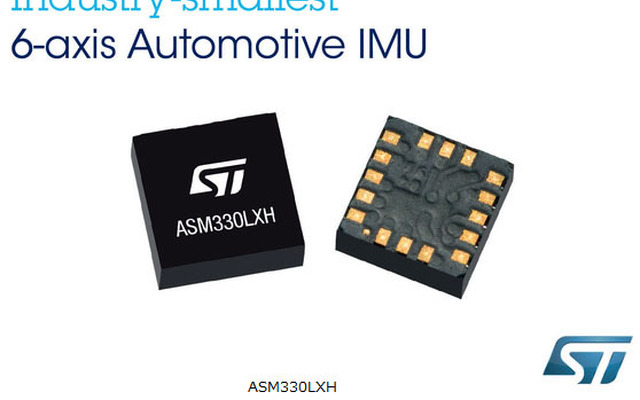 STマイクロ・6軸慣性測定ユニット ASM330LXH