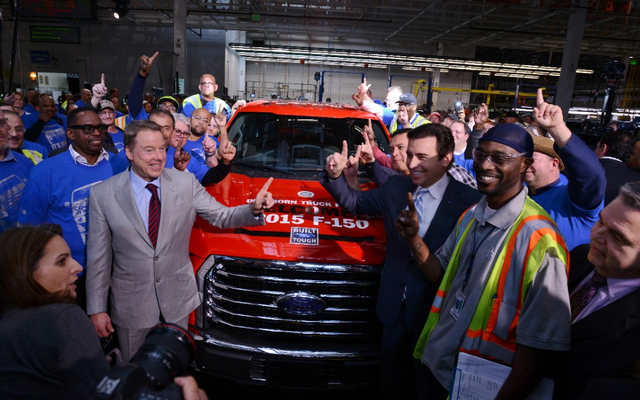 米国ミシガン州ディアボーン工場において生産が開始された新型フォードF-150