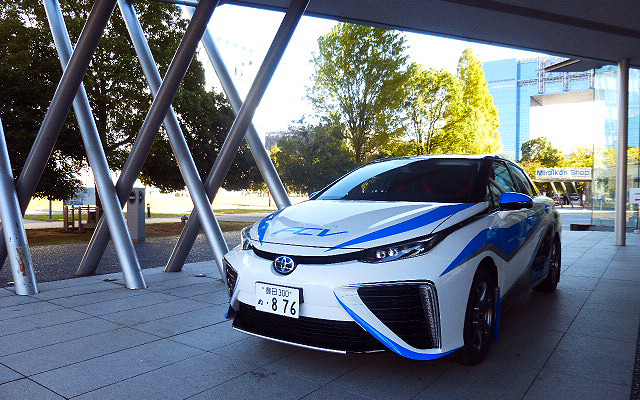 11月18日、日本科学未来館で行われたトヨタFCV『MIRAI』発表会