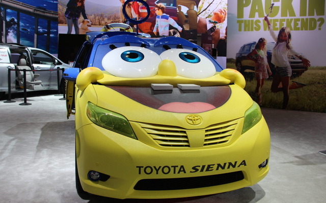 トヨタ シエナ の スポンジ・ボブ 仕様車