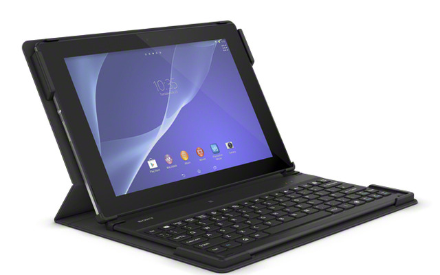 「Xperia Z2 Tablet」専用の純正カバー付きBluetoothキーボード「BKC52」