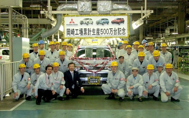 累計生産500万台達成記念ラインオフセレモニー