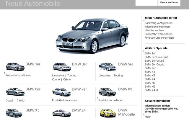 ドイツのBMWサイト、グーグル検索から除外