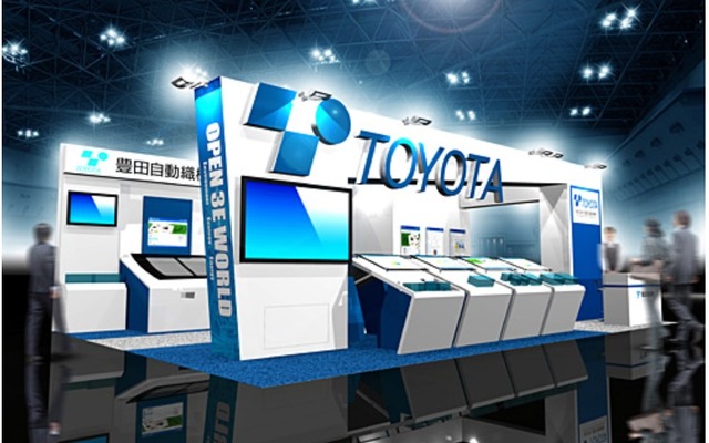 豊田自動織機「人とくるまのテクノロジー展2014名古屋」ブースのイメージ