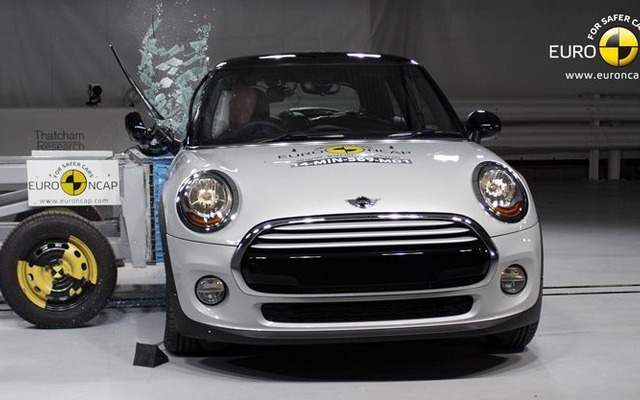 ユーロNCAPのMINI ハッチバック 新型の衝突安全テスト