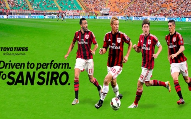 「Driven to perform. To SAN SIRO.」