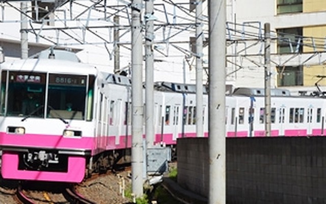 C-ATSが導入された前原～京成津田沼間を行く列車。2018年度をめどに新京成線の全区間にC-ATSが導入される。
