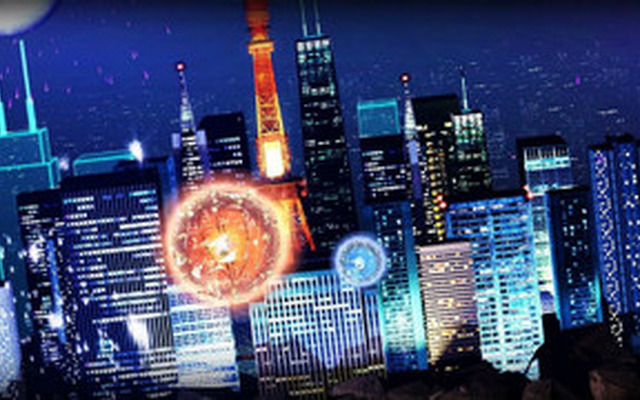 東京タワーの夜景にプロジェクションマッピング！