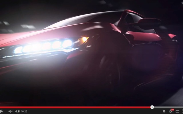 新型 NSX の公式動画より