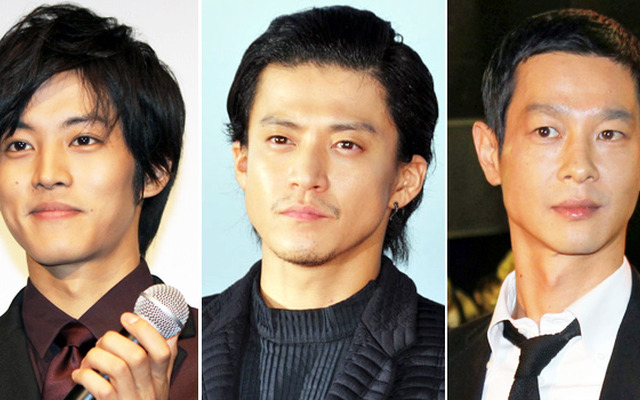左から、松坂桃李＆小栗旬＆加瀬亮／CMでも活躍する男たち