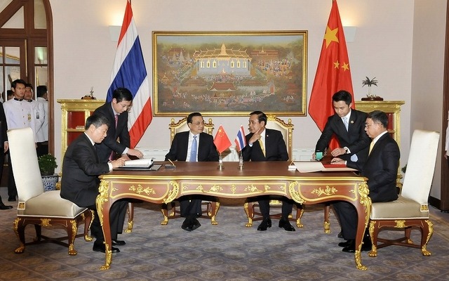 ラオス国境からタイ湾へ　中国政府、タイで鉄道建設
