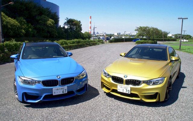 BMW M3（左）、BMW M4（右）