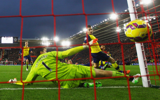 サウサンプトンvsアーセナル（2015年1月1日）（c）Getty Images