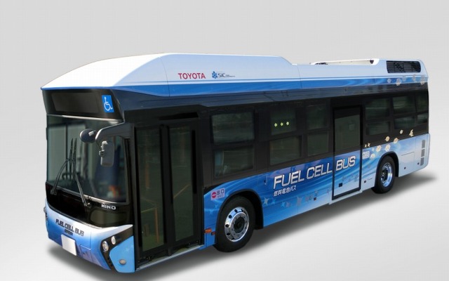 トヨタフューエルセルシステム（TFCS）を搭載した燃料電池バス