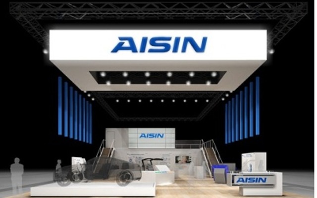 デトロイトモーターショー2015のアイシン精機のブースイメージ