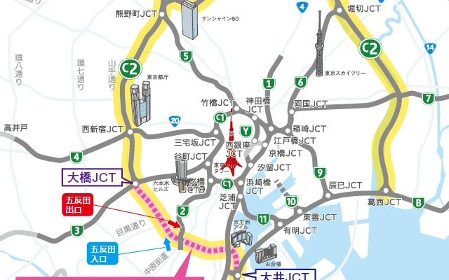 中央環状品川線の概要（首都高速道路パンフレットより）