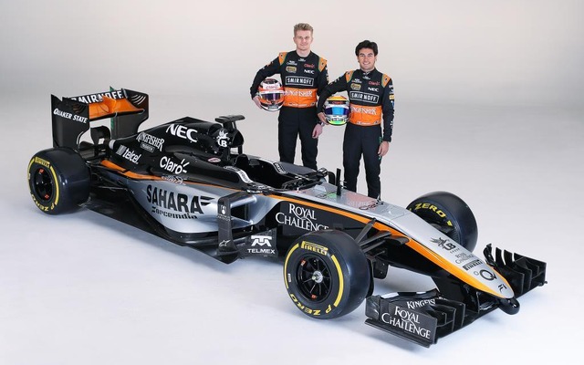F1】フォースインディアが新車『VJM08』のカラーリングを発表…黒 F1】フォースインディアが新車『VJM08』のカラーリングを発表…黒