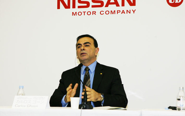 ゴーン社長、日産ディーゼル株の売却額は「公正な価格」