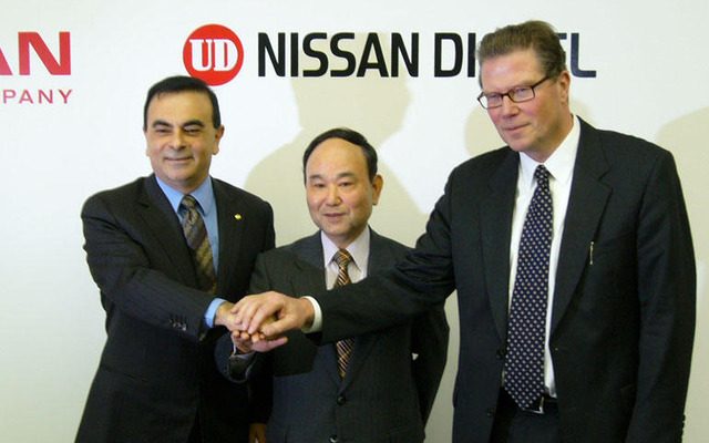 ゴーン社長、残りの日産ディーゼル株売却も「喜んで」