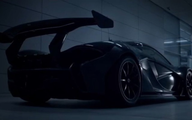 マクラーレン P1 GTR の量産モデルの予告イメージ