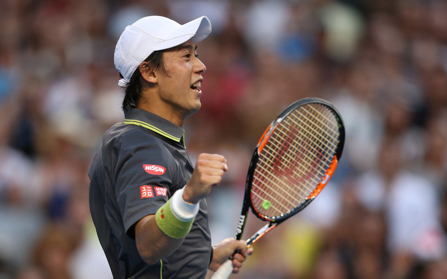 錦織圭（2015年1月24日）（c）Getty Images