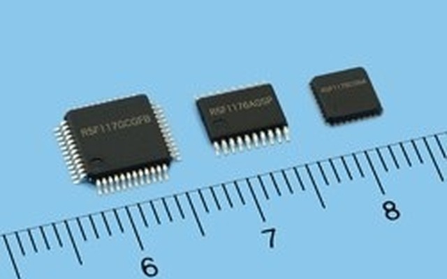 全てRL78 CPUコア（16ビットCPU）を搭載しており、フラッシュROMやRAM容量、I/Oポート数などの違いで5製品をラインナップする（画像はプレスリリースより）
