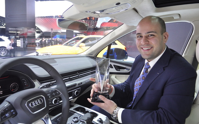 ベスト・デザイン・インテリアに選ばれた新型アウディQ7（デトロイトモーターショー15）