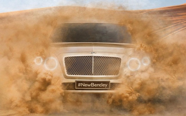 ベントレーのSUV、「BENTAYGA」の予告イメージ