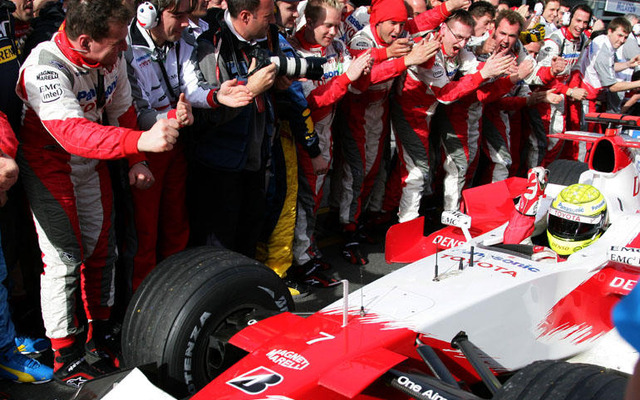 【トヨタF1】タイヤ問題に前進