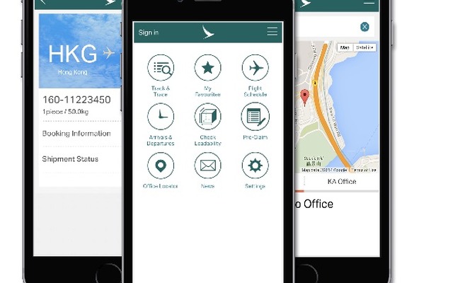 キャセイパシフィック航空の新しいカーゴ・モバイル・アプリケーションは航空貨物代理店や荷送人、荷受人、顧客へさらなる利便性を提供する