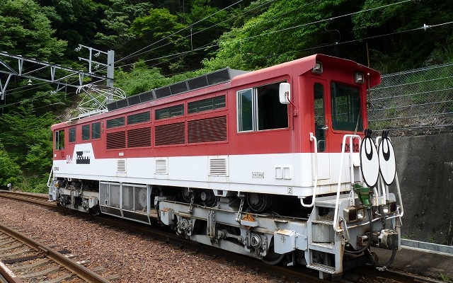 大井川鐵道は井川線のアプト化25周年を記念したフォトコンテストを行う。写真は井川線アプト区間で使われているED90形電気機関車。