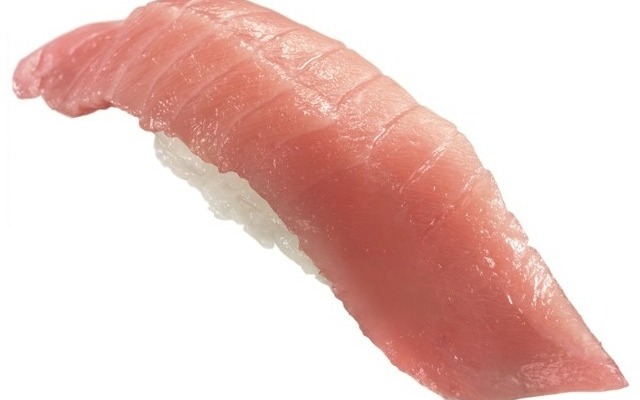 「びん長鮪大とろ」（108円）