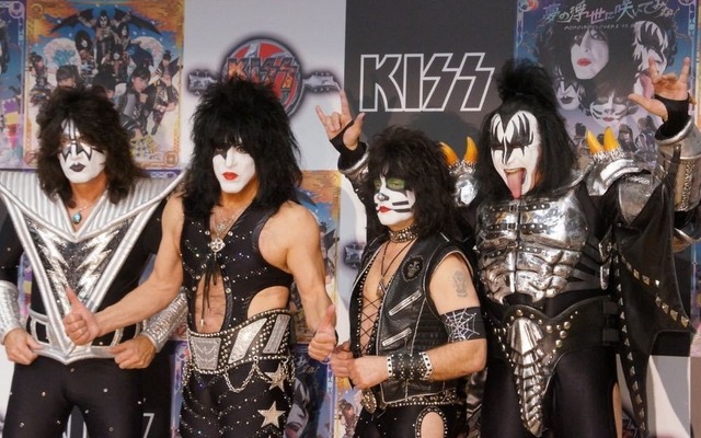 ジャパン・ツアーのために来日したKISS