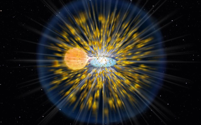 新星爆発の想像図
