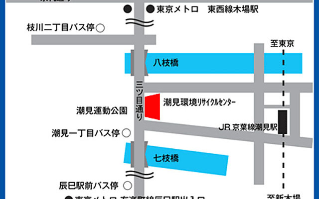 事業実施場所地図