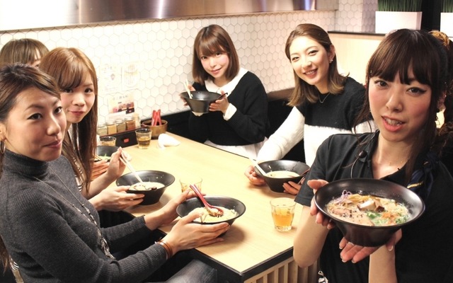 公開ラーメン女子会の様子