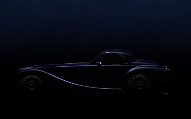 モーガン の新型スポーツカーの予告イメージ