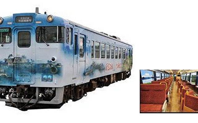 今年は3月20日から運行を開始する『天空の城 竹田城跡号』。車内もリニューアルする。