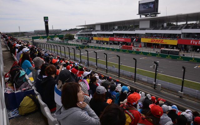 レディースシートの様子（2014F1日本GP）