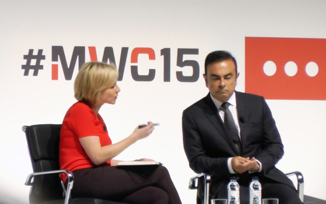 【MWC 2015】キーノート：カルロス・ゴーン氏