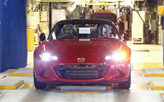 マツダ 新型ロードスター（本社宇品第1工場）