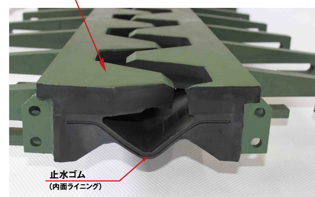 YHT-N型の製品断面