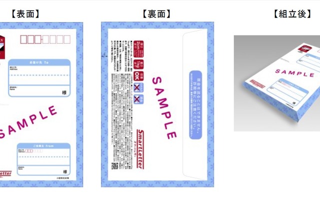 日本郵便が新サービス「スマートレター」の取扱いを開始