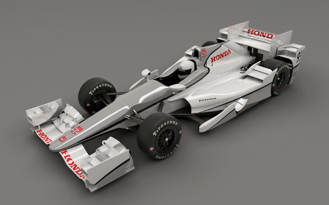 ホンダが公開した、インディカーの2015年仕様エアロキット。