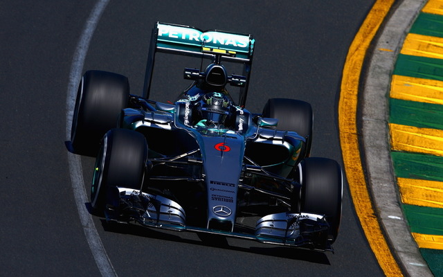 オーストラリアGP初日トップのニコ・ロズベルグ（メルセデス）