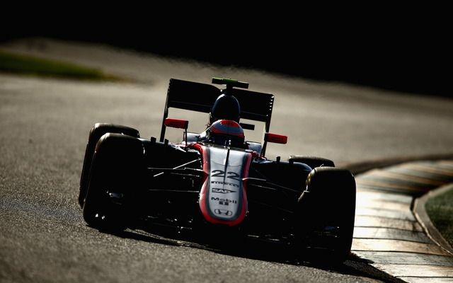ホンダのパワーユニットで11位完走を果たしたジェンソン・バトン（マクラーレン）