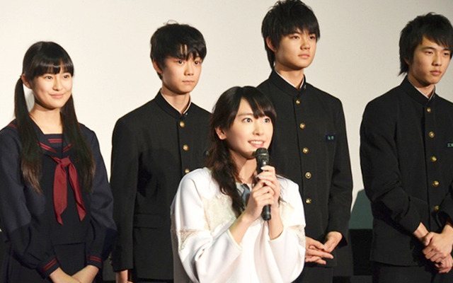長崎舞台挨拶／『くちびるに歌を』-(C) 2015 『くちびるに歌を』製作委員会　-(C) 2011 中田永一／小学館